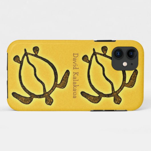 Hawaiianischer Meerschildkröte Case-Mate iPhone Hülle (Rückseite (Horizontal))