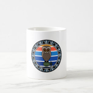 Hawaiianischer Owl Pueo-Cartoon Kaffeetasse