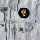 Hawaiianischer Pickleball Ball Tropischer Strand S Button (Beispiel)