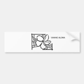 Hawaiianischer Plumeria "aloha spirit" Autoaufkleb Autoaufkleber