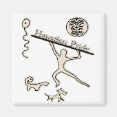 Hawaiianischer Pride Magnet (Vorne)