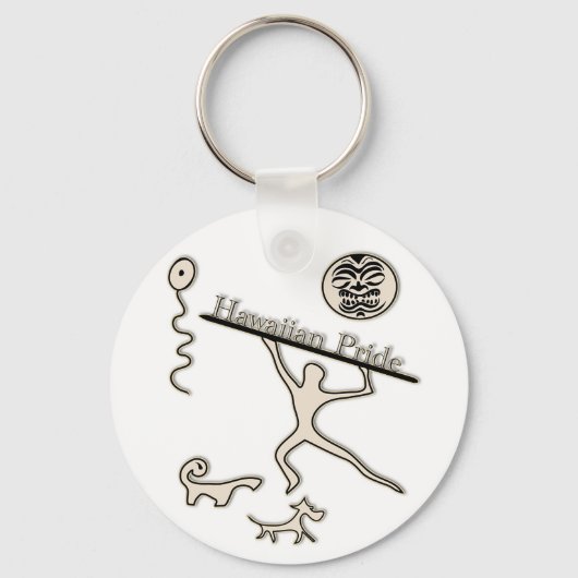 Hawaiianischer Pride Schlüsselanhänger (Vorderseite)