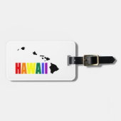 Hawaiianischer Regenbogen 2 Gepäckanhänger (Vorderseite horizontal)