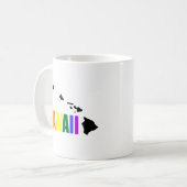 Hawaiianischer Regenbogen 2 Kaffeetasse (Vorderseite Links)