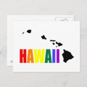 Hawaiianischer Regenbogen 2 Postkarte (Vorne/Hinten)