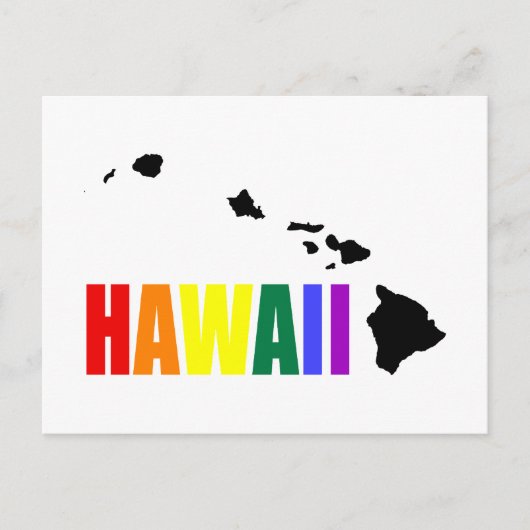 Hawaiianischer Regenbogen 2 Postkarte (Vorderseite)