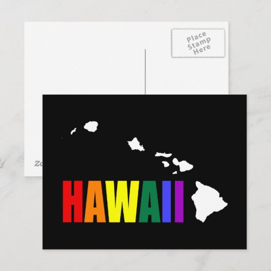 Hawaiianischer Regenbogen 3 Postkarte (Vorne/Hinten)