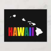 Hawaiianischer Regenbogen 3 Postkarte (Vorderseite)