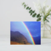 Hawaiianischer Regenbogen Postkarte (Stehend Vorderseite)