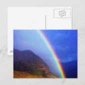 Hawaiianischer Regenbogen Postkarte (Vorne/Hinten)