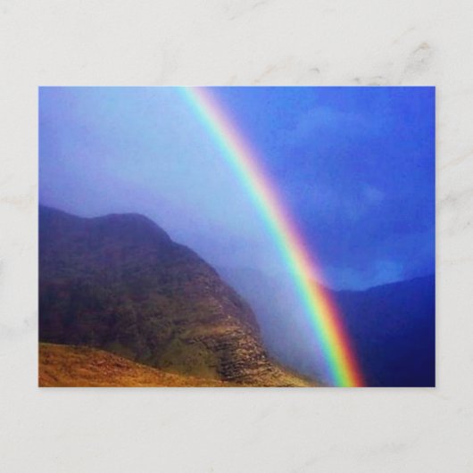 Hawaiianischer Regenbogen Postkarte (Vorderseite)