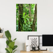 Hawaiianischer Regenwald Poster (Heimbüro)