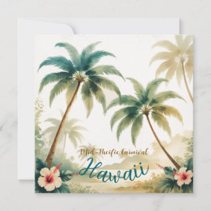 Hawaiianischer Reisestil Honolulu im Vintage-Look Feiertagskarte