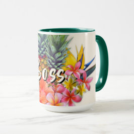 Hawaiianischer Sammeltext Tasse