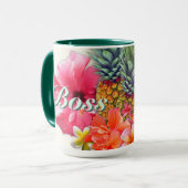 Hawaiianischer Sammeltext Tasse (Vorderseite Links)