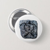 Hawaiianischer Schildkröten Button (Vorne & Hinten)