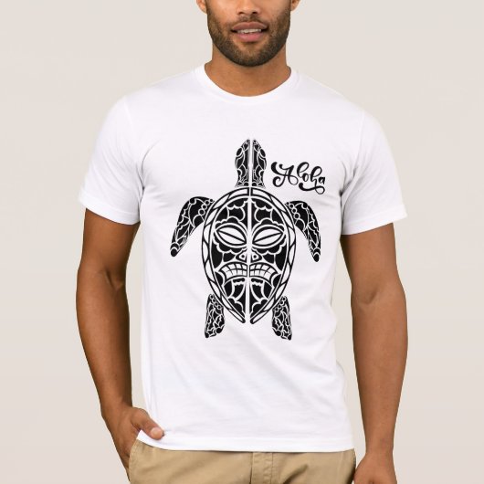 Hawaiianischer SchildkrötenT - Shirt (Vorderseite)