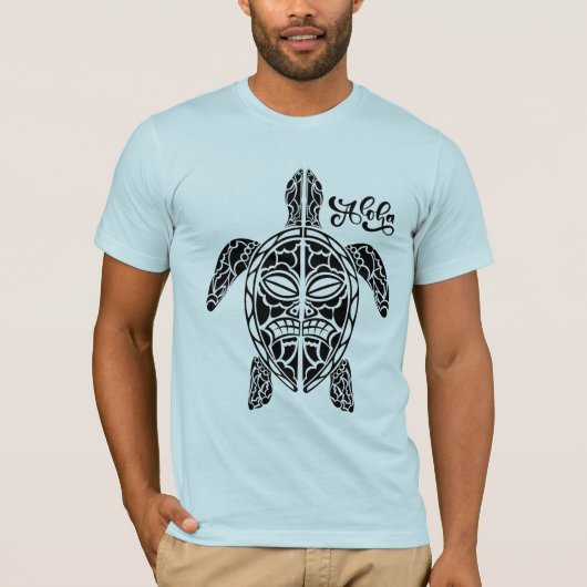Hawaiianischer SchildkrötenT - Shirt (Vorderseite)