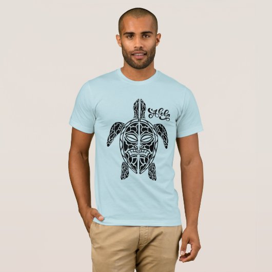 Hawaiianischer SchildkrötenT - Shirt (Vorne ganz)