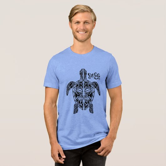 Hawaiianischer SchildkrötenT - Shirt (Vorderseite voll)
