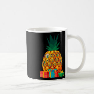 Hawaiianischer Sommer Tropisches Obst Ananas Weihn Kaffeetasse