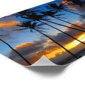 Hawaiianischer Sonnenaufgang Poster (Ecke)