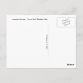 Hawaiianischer Sonnenaufgang Postkarte (Rückseite)