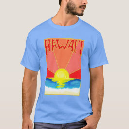Hawaiianischer Sonnenuntergang aus Kona T-Shirt