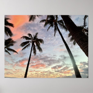 Hawaiianischer Sonnenuntergang Poster