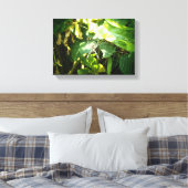 Hawaiianischer Spinnstoffprint Leinwanddruck (Insitu (Schlafzimmer))