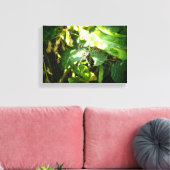 Hawaiianischer Spinnstoffprint Leinwanddruck (Insitu (Wohnzimmer))