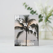 Hawaiianischer Staat Postkarte (Stehend Vorderseite)