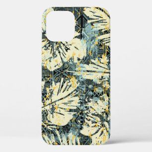Hawaiianischer Stil Hibiskus-Stoff mit tribal Hint Case-Mate iPhone Hülle