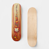 hawaiianischer Stil Skateboard (Vorderseite)