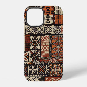Hawaiianischer Stil tapa tribal stoff abstrakt pat iPhone 12 Hülle