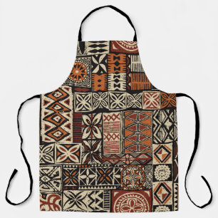 Hawaiianischer Stil tapa tribal stoff abstrakt pat Schürze