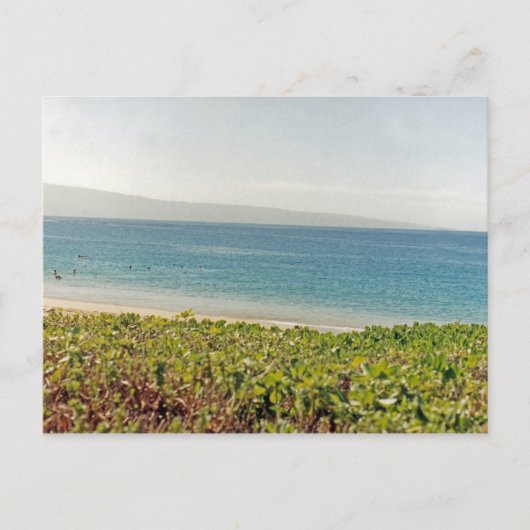 Hawaiianischer Strand I Postkarte (Vorderseite)