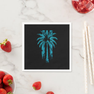 Hawaiianischer Strand Sommer Tropischer Urlaub Pal Serviette