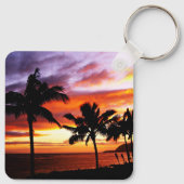 Hawaiianischer Sunset-Schlüsselanhänger Schlüsselanhänger (Rückseite)