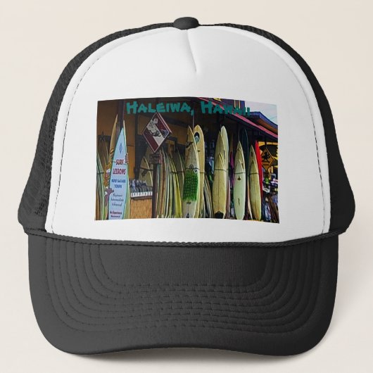 Hawaiianischer Surfer Truckerkappe (Vorderseite)