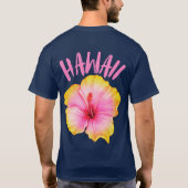 Hawaiianischer T - Shirt aus klassischer Baumwolle (Rückseite)