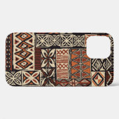 Hawaiianischer Tapa: Tribaler Patchwork Case-Mate iPhone Hülle (Rückseite (Horizontal))