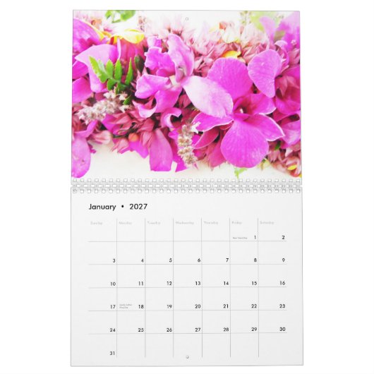 Hawaiianischer Themenkalender 2014 Kalender (Jan 2027)