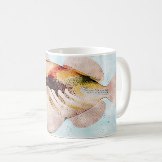 Hawaiianischer Triggerfisch Kaffeetasse (VorderseiteRechts)