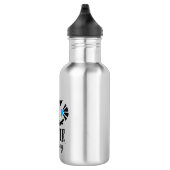 Hawaiianischer Triggerfish-Hüter der Bucht Edelstahlflasche (Rechts)