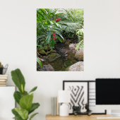 Hawaiianischer Tropenstrom Poster (Heimbüro)