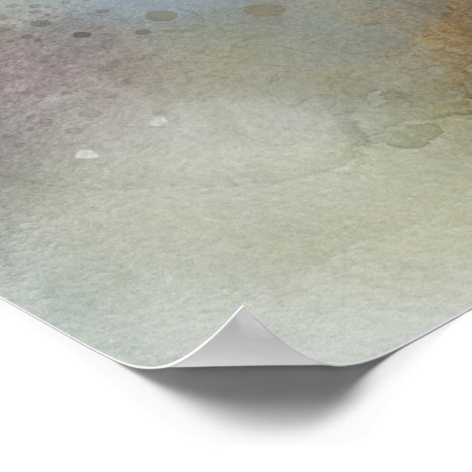 Hawaiianischer Tropischer Fisch Aquarell Poster (Ecke)