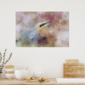 Hawaiianischer Tropischer Fisch Aquarell Poster (Küche)