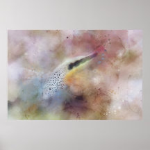 Hawaiianischer Tropischer Fisch Aquarell