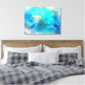 Hawaiianischer Tropischer Fisch Wasserfarbe - Papa Leinwanddruck (Insitu (Schlafzimmer))